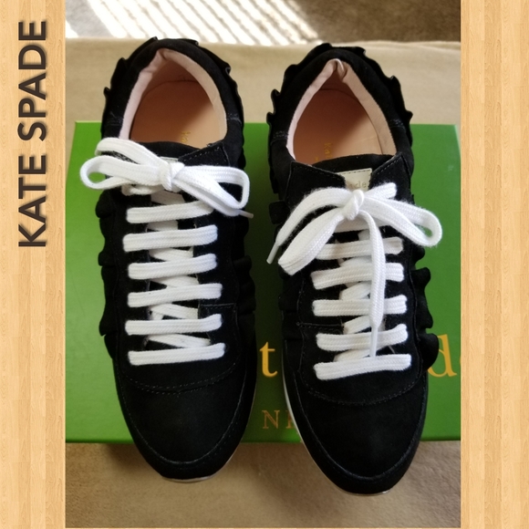 KATE SPADE NWT Women's Sneakers Black - Picture 4 of 8